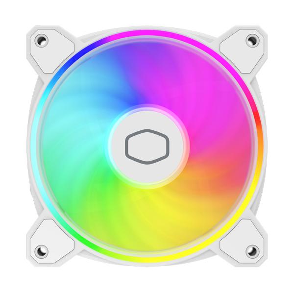 ABANICO RGB COOLER MASTER MASTERFAN MF120 HALO2 1X12CM MFL-B2DW-21NP2-R2 BLANCO