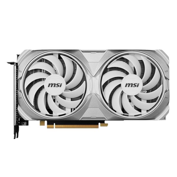 TARJETA DE VIDEO MSI GEFORCE RTX 4070 SUPER 12G VENTUS 2X WHITE OC GDDR6X 2505 MHZ 912-V513-642 BLANCO