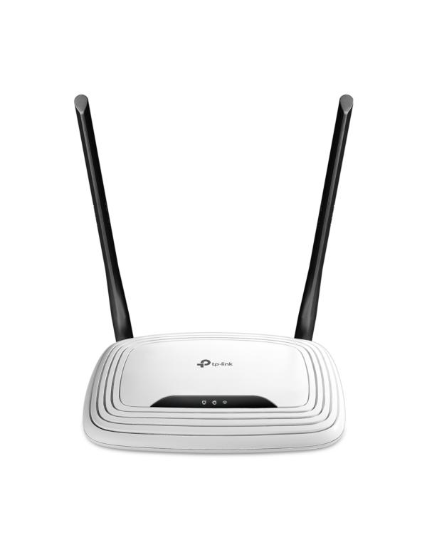ROUTER TP LINK TL WR841N(ES) 2.4 GHZ N300 WI FI 4 PUERTOS LAN / WAN BLANCO / NEGRO