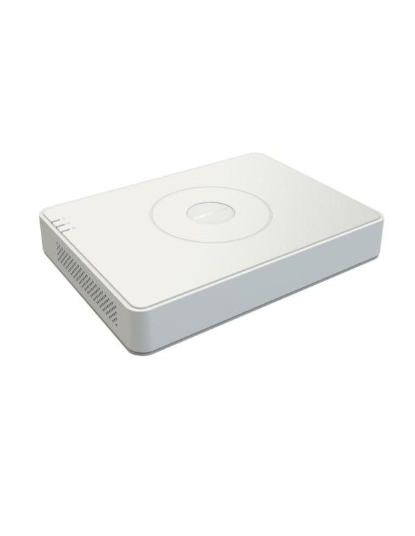 GRABADORA NVR HIKVISION DS-7108NI-Q1/8P (STD) (D) 8 CANALES IP HASTA 6 MP / FULL HD 1 SATA HASTA 6 TB H.265+ POE BLANCO