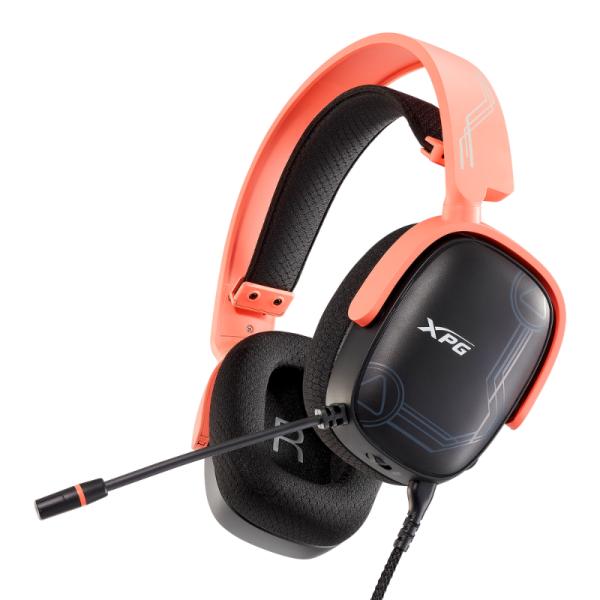 HEADSET GAMING ADATA XPG PRECOG S AL&Aacute;MBRICO 3.5 MM PRECOG S-BK/OGCWM NEGRO / NARANJA