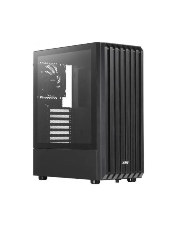 CASE GAMING ADATA XPG VALOR STORM MID TOWER SIN VENTILACIÓN INCLUIDA CON VIDRIO LATERAL Y MALLA FRONTAL VALORSTORMMTWOF-BKCWW NEGRO