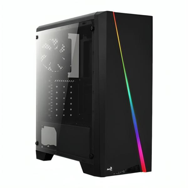 CASE GAMER AEROCOOL CYLON BG RGB 1 ABANICO VIDRIO TEMPLADO 13 MODOS ARGB ACCM-PV10013-11
