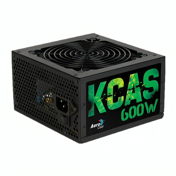 FUENTE DE PODER AEROCOOL KCAS 600W 80 PLUS BRONZE NO MODULAR ATX ACPB-KC60FUC.12
