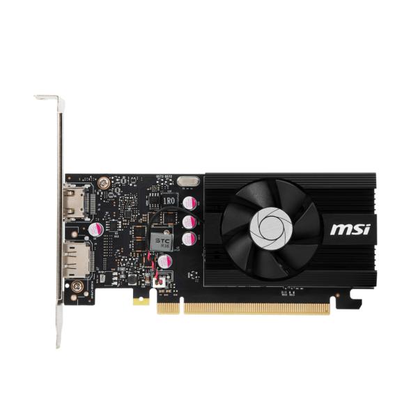 TARJETA DE VIDEO MSI GEFORCE GT 1030 4GD4 LP OC 4GB DDR4 1430 MHZ DDR4 4GB 912-V812-001 NEGRO