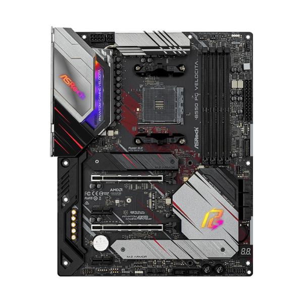 TARJETA MADRE ASROCK B550 PG VELOCITA AM4 ATX DDR4 NEGRO