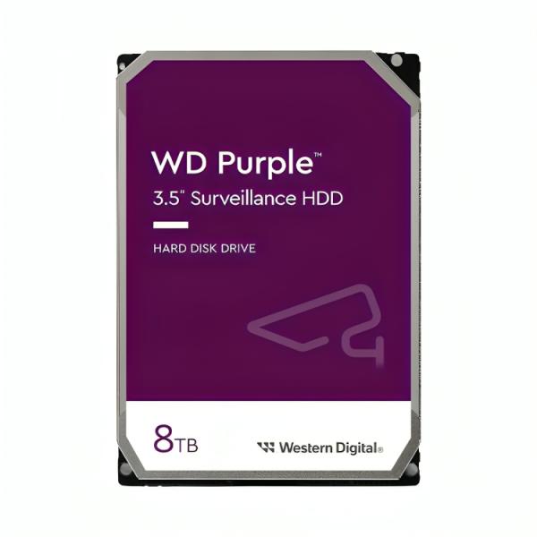HD INTERNO 8TB WESTERN DIGITAL PURPLE WD85PURZ SATA III 5640 RPM CACHÉ 256 MB / OPTIMIZADO PARA VIDEOVIGILANCIA