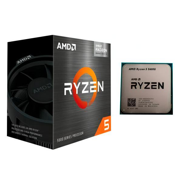 PROCESADOR AMD RYZEN 5 5600G 5TA GEN 3.9 GHZ  AM4 100-100000252BOX-NR