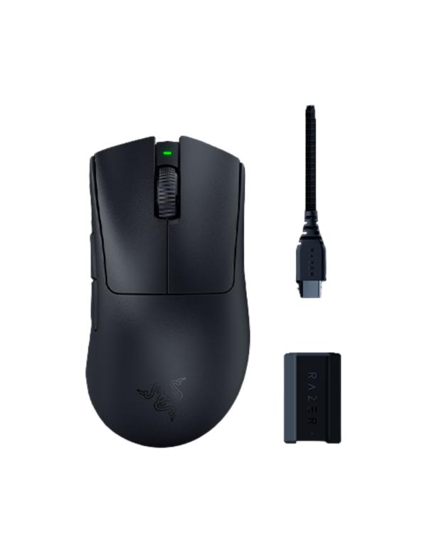 MOUSE GAMING RAZER DEATHADDER V3 PRO INAL&Aacute;MBRICO 2.4 GHZ 30000 DPI RZ01-04630300-R3WL NEGRO