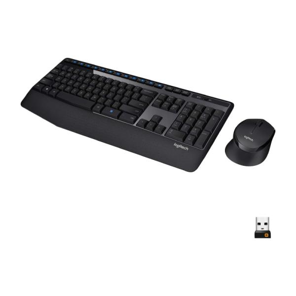 TECLADO Y MOUSE LOGITECH MK345 COMBO INALÁMBRICO 920-006481 NEGRO