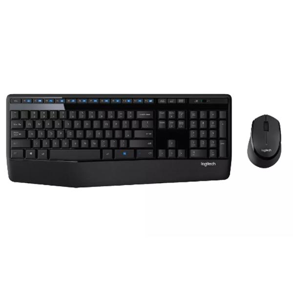 TECLADO Y MOUSE LOGITECH MK345 COMBO INALÁMBRICO 920-006481 NEGRO