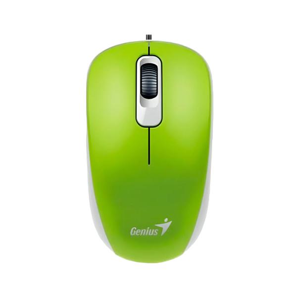 MOUSE GENIUS RS2 DX-110 AL&Aacute;MBRICO USB 1200 DPI 31010116105 VERDE