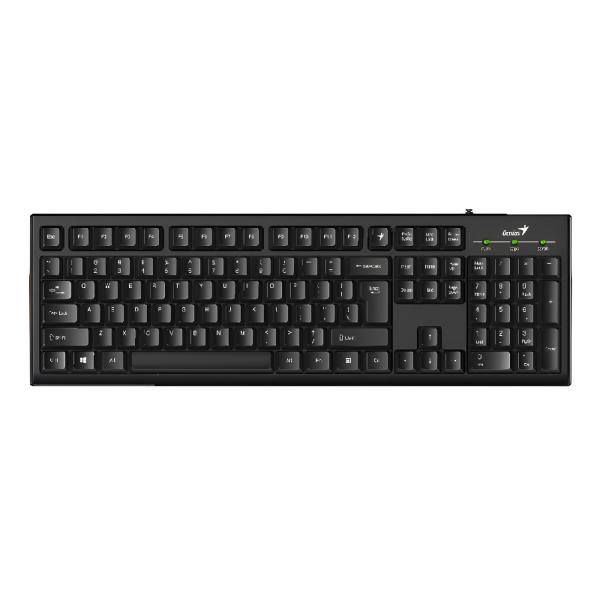 TECLADO GENIUS SMART KB-100 MEMBRANA ALÁMBRICO USB 31300005401