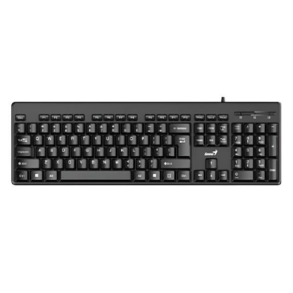 TECLADO GENIUS KB-116 MEMBRANA AL&Aacute;MBRICO USB ESPA&Ntilde;OL 31300008401 NEGRO