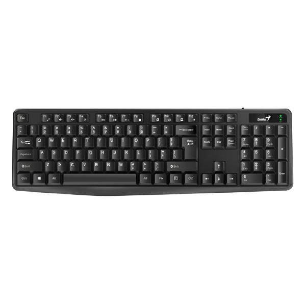 TECLADO GENIUS KB-117 MEMBRANA ALÁMBRICO USB ESPAÑOL 31310016401 NEGRO