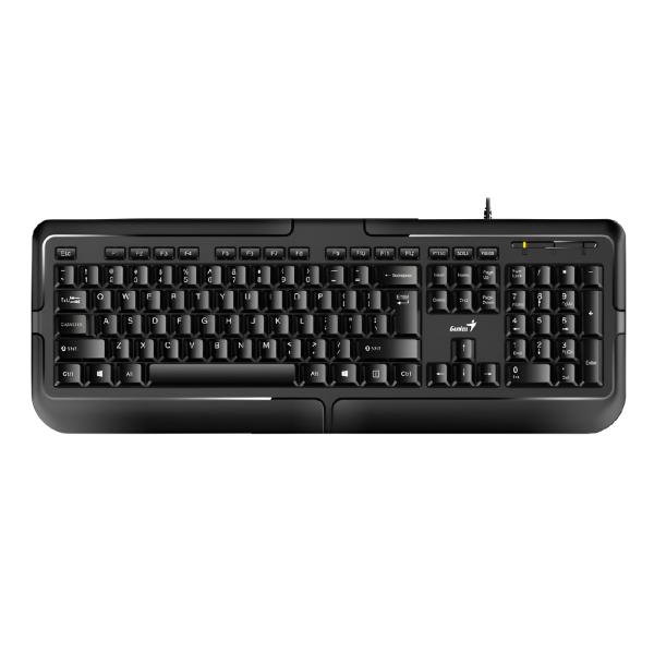 TECLADO GENIUS KB-118 II MEMBRANA ALÁMBRICO USB ESPAÑOL 31310051401 NEGRO