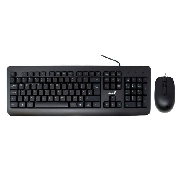 TECLADO Y MOUSE GENIUS KM-160 ALÁMBRICO USB ESPAÑOL 31330001414
