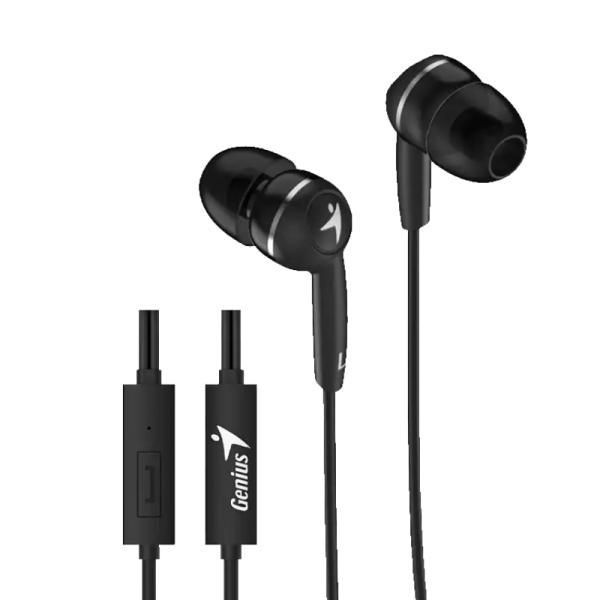 AUDIFONO GENIUS HS-M320 ALÁMBRICO 3.5MM 31710005412 NEGRO