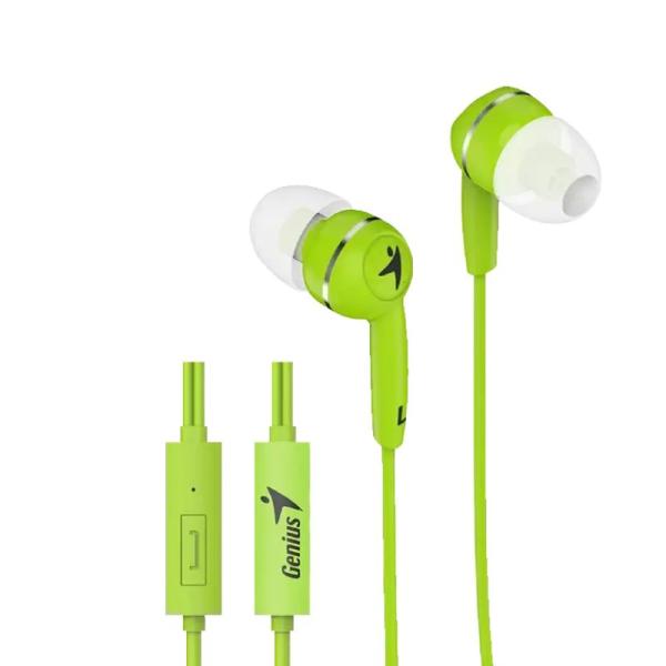 AUDIFONO GENIUS HS-M320 ALÁMBRICO 3.5MM 31710005416 VERDE