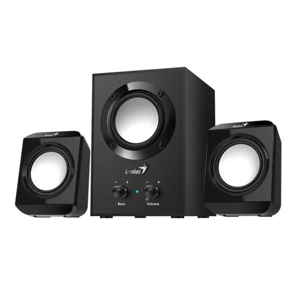 PARLANTE GENIUS  SW-2.1 300 10W CABLEADO 3.5MM  31730035401 NEGRO