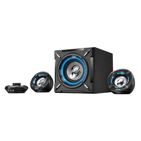 PARLANTE GENIUS SW-G2.1 1000 26W CABLEADO 3.5MM / RCA 31730043401 NEGRO