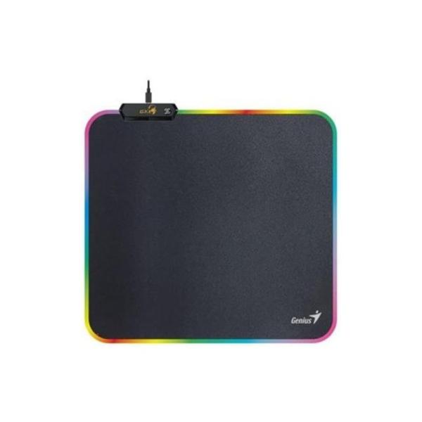 MOUSE PAD GAMING RGB GENIUS GX-PAD 260S 24X24CM TELA Y GOMA 31250018400