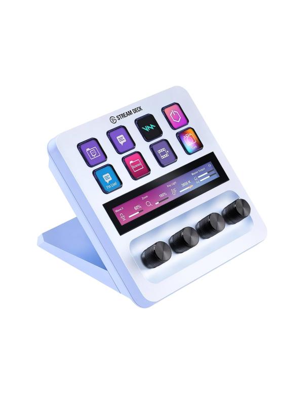 TECLADO STREAMING STREAM DECK + ELGATO 10GBD9911 WHITE CORSAIR