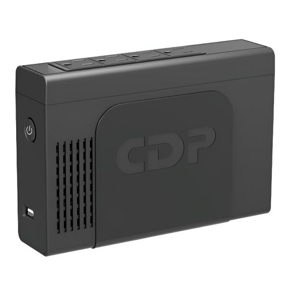 UPS CDP LI-504 500VA 250W UPS LINEA INTERACTIVA LITIO LIFEPO4 120VAC 4 TOMAS USB NEGRO