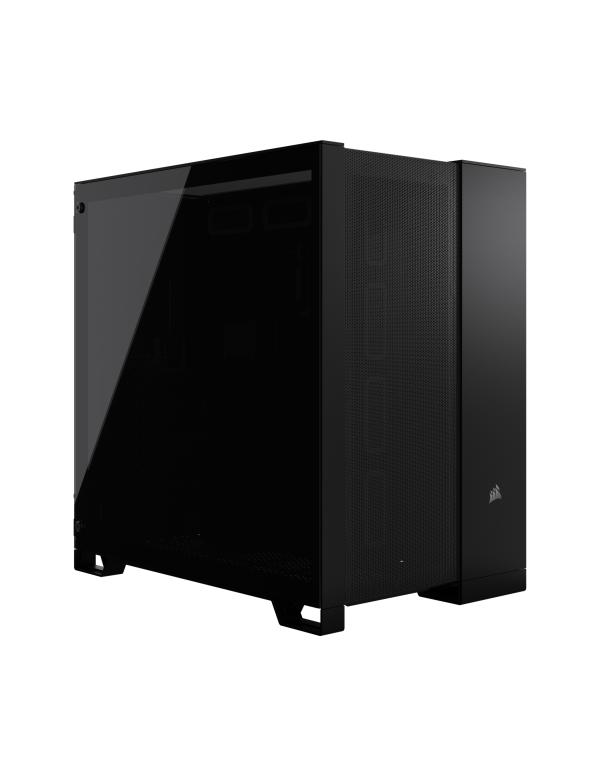 CASE GAMING CORSAIR 6500D AIRFLOW MID TOWER SIN VENTILACIÓN INCLUIDA CON VIDRIO LATERAL Y MALLA FRONTAL CC-9011259-WW NEGRO
