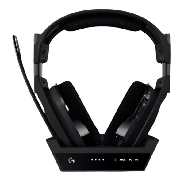 HEADSET GAMING LOGITECH A50 X LIGHTSPEED INALÁMBRICO BLUETOOTH + BASE STATION 939-002126 NEGRO