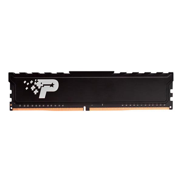 MEMORIA RAM PC 32GB PATRIOT SIGNATURE PREMIUM PSP432G32002H1 SL P DDR4 3200 MHZ CL22 1.2 V HEATSHIELD DIMM 288 PINES NEGRO
