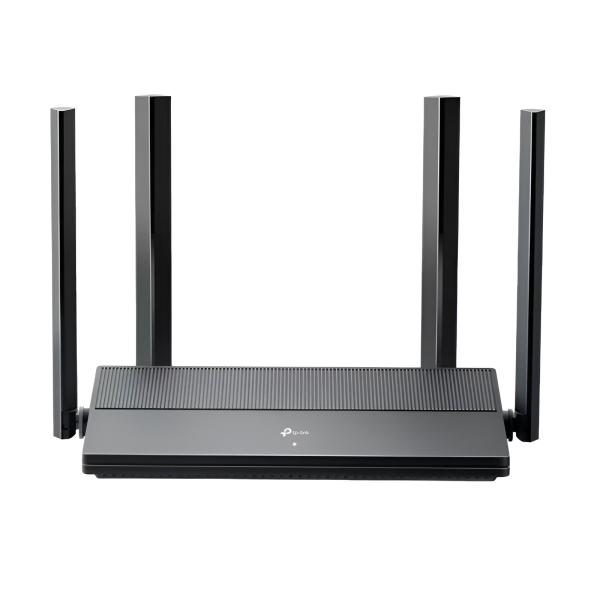 ROUTER TP LINK EX141 US1 AX1500 DUAL BAND 2.4 GHZ 5 GHZ AX1500 WI FI 6 GIGABIT MESH PUERTOS LAN / WAN NEGRO