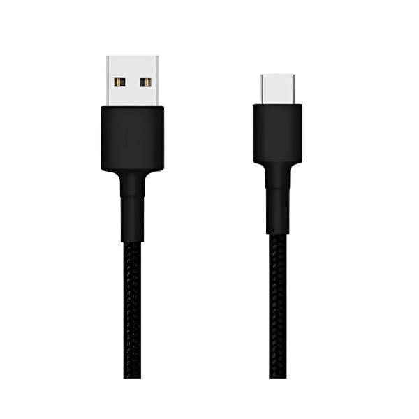 CABLE XIAOMI BRAIDED USB TYPE-C 100CM BLACK