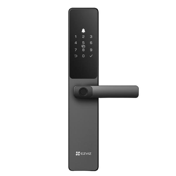 CERRADURA INTELIGENTE EZVIZ CS-DL05-R100-WBCP-GR (M) (O-STD) (E) HUELLA CODIGO RFID LLAVE BLUETOOTH WIFI 2.4 GHZ APP NEGRO