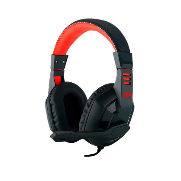 HEADSET GAMING REDRAGON ARES H120 AL&Aacute;MBRICO 3.5MM NEGRO / ROJO
