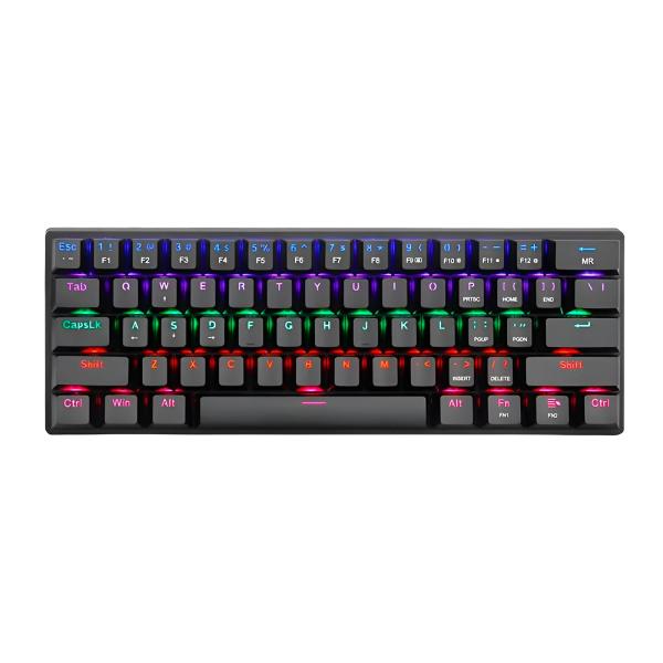 TECLADO GAMING RGB REDRAGON T-DAGGER ARENA TGK321 MEC&Aacute;NICO AL&Aacute;MBRICO USB ESPA&Ntilde;OL SWITCH CAF&Eacute; TGK321-BR-SP NEGRO