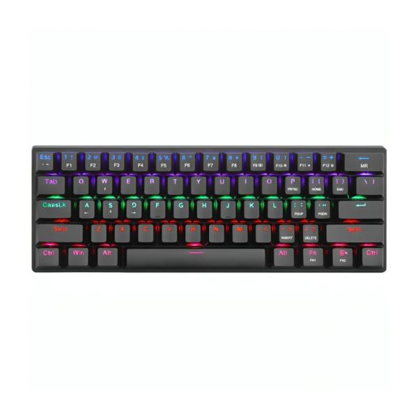 TECLADO GAMING RGB REDRAGON T-DAGGER ARENA TGK321B MEC&Aacute;NICO AL&Aacute;MBRICO USB ESPA&Ntilde;OL SWITCH ROJO T TGK321B RGB SP NEGRO