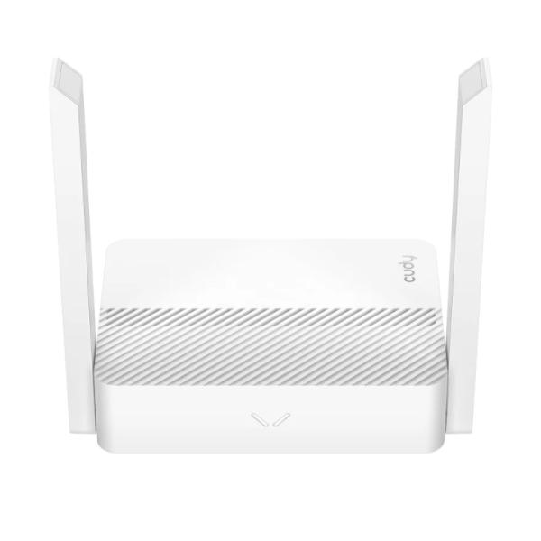 ROUTER INALAMBRICO CUDY WR300 1.0  2.4GHZ  N300 WI-FI 1 CUDY MESH  CON 2 ANTENAS BLANCO