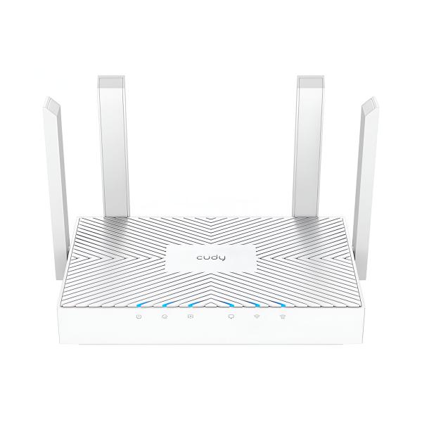 ROUTER INALAMBRICO CUDY WR1300E 1.0 DOBLE BANDA 5GHZ  AC1200  WI-FI 5 MESH GIGABIT BLANCO