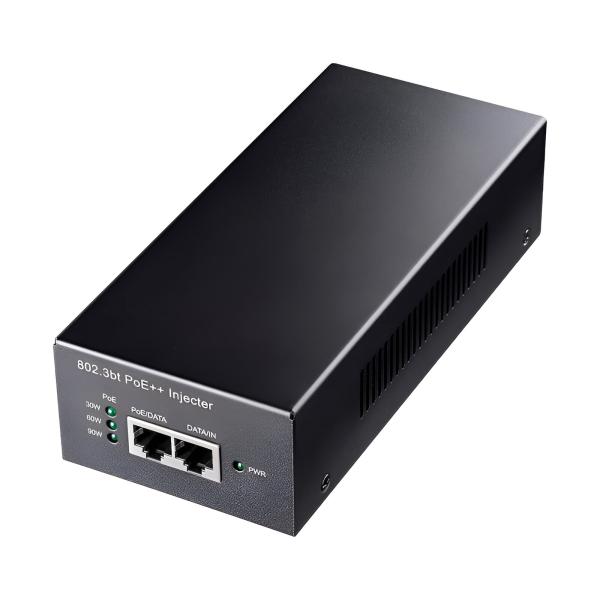 INYECTOR CUDY POE400 1.0  100-240 V. 50/60 HZ 90 W DE MONTAJE EN PARED NEGRO