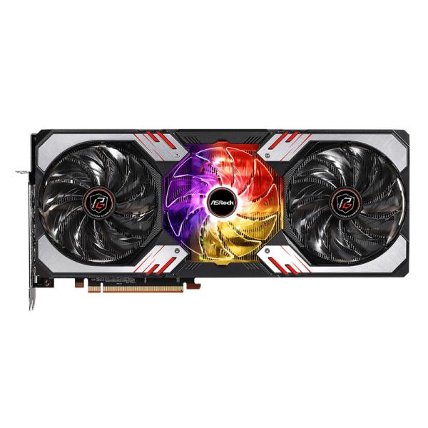 TARJETA DE VIDEO ASROCK RADEON RX 6800 XT PHANTOM GAMING D 16GB OC GDDR6 2310 MHZ RX6800XT PGD 16GO NEGRO
