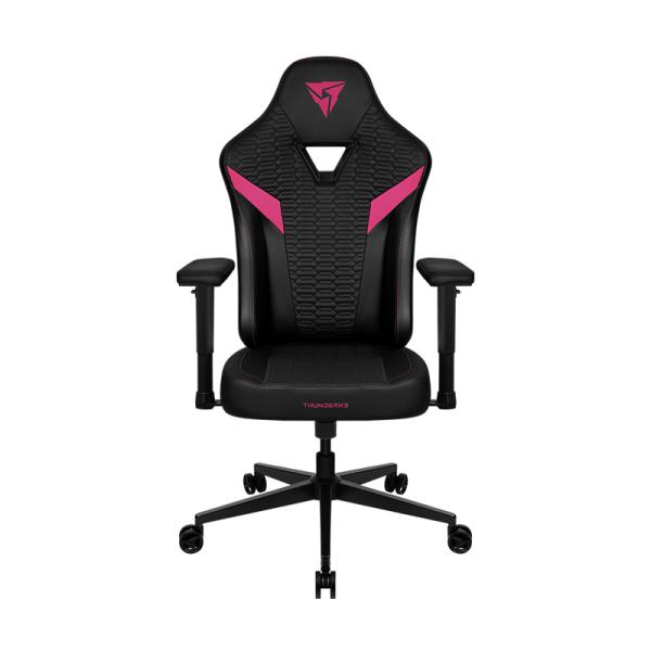 SILLA ERGONÓMICA GAMING THUNDERX3 EAZE RACER TEGC-2064101.P1 NEGRO / ROSADO