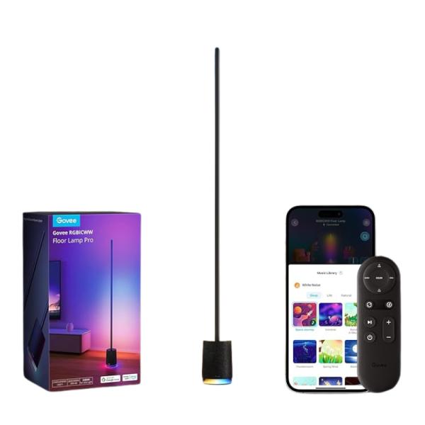 LAMPARA DE PISO GOVEE CON PARLANTE  RGBICWW H6079112