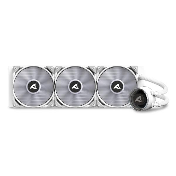 ENFRIAMIENTO LIQUIDO SHARKOON S90 RGB AIO 360MM 4044951038619 BLANCO