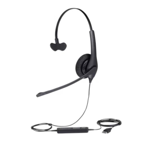 HEADSET JABRA BIZ 1500 DUO AL&Aacute;MBRICO USB CON MICROFONO 1559-0159 NEGRO