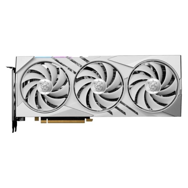 TARJETA DE VIDEO MSI GEFORCE RTX 4060 TI GAMING X SLIM WHITE 16G GDDR6 2670 MHZ 16G 912-V517-201 BLANCO