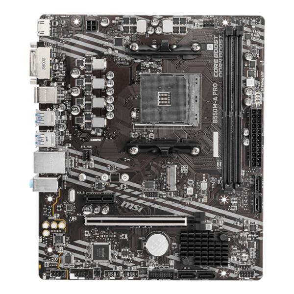 TARJETA MADRE MSI B550M-A PRO AM4 MICRO-ATX DDR4 911-7C12-040 NEGRO