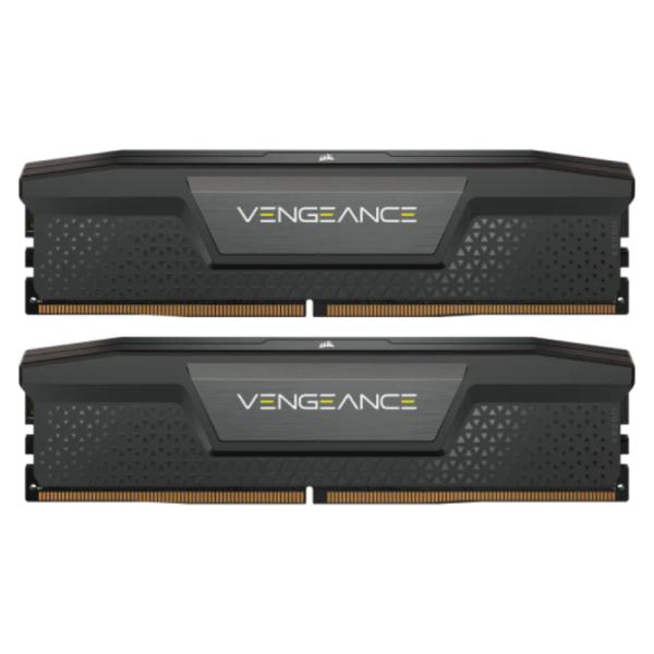 MEMORIA RAM PC 16GB (2×8GB) CORSAIR CMK16GX5M2B5200C40 DDR5 5200 MHZ CL40 1.25 V VENGEANCE. XMP 3.0 NEGRO DIMM 288 PINES NEGRO