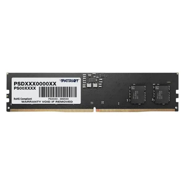 MEMORIA RAM PC 32GB PATRIOT SIGNATURE PREMIUM PSP532G48002H1 DDR5 4800 MHZ CL40 1.1 V HEATSHIELD DIMM 288 PINES NEGRO