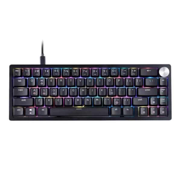 TECLADO GAMING RGB XPG SORCERER MINI MECÁNICO ALÁMBRICO INGLÉS SORCERERRDMINNIRD-BKCES NEGRO
